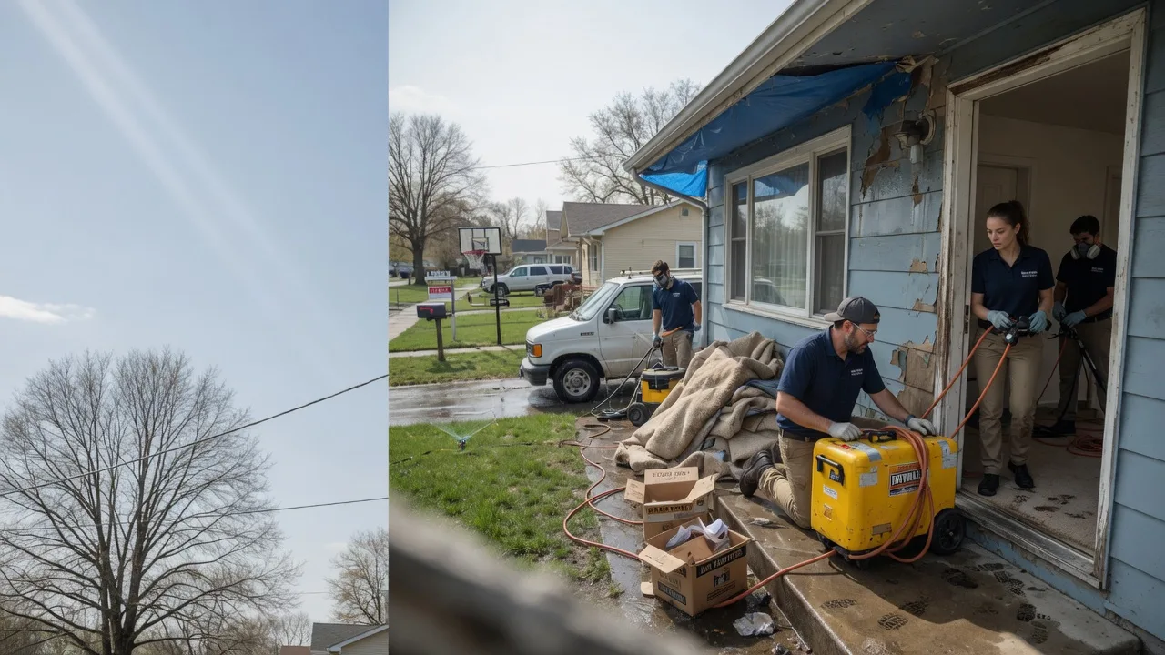 Basement Flood Cleanup in Hunnewell, MO near me